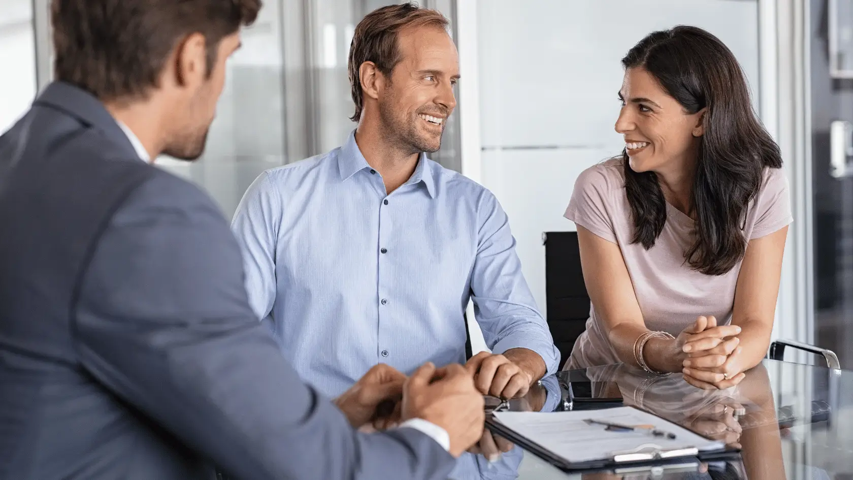 Financial advisor asking thoughtful discovery questions during a planning conversation