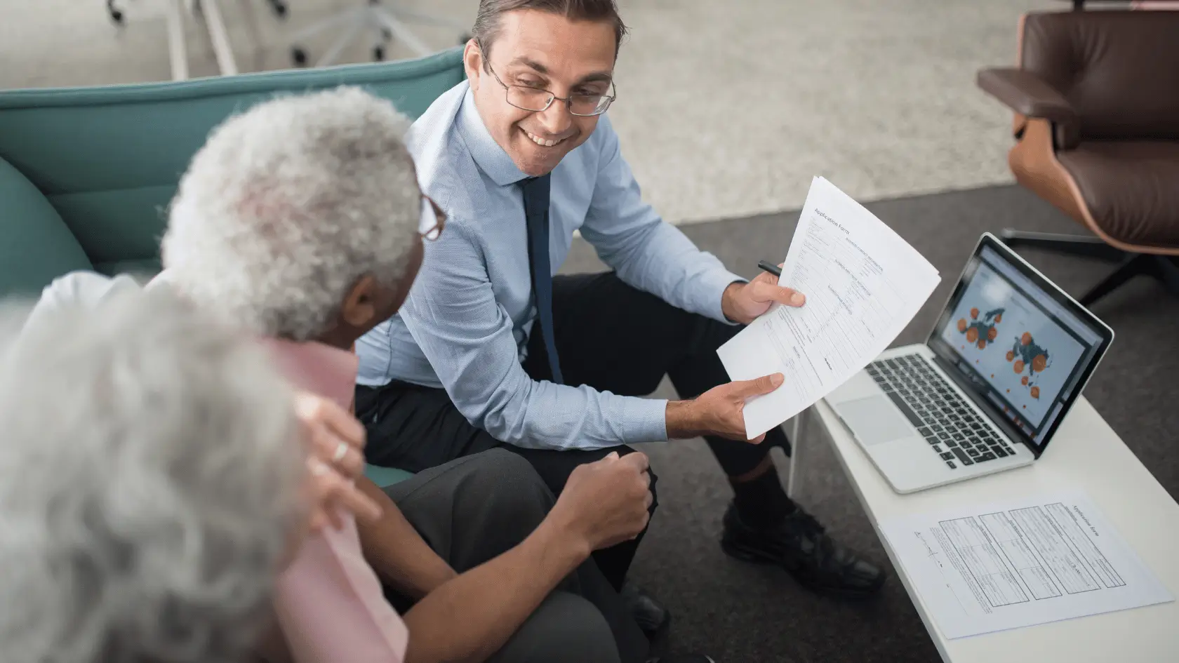 Business owner meeting with advisors to develop an early exit planning strategy